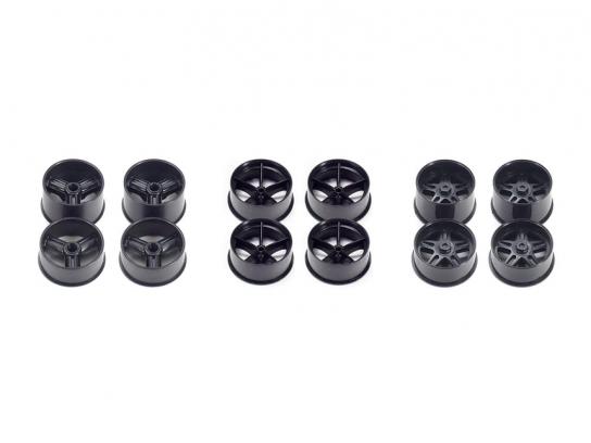 Tamiya - Mini 4WD Carbon Reinforced Large Diameter Wheel Set(12 pcs) image