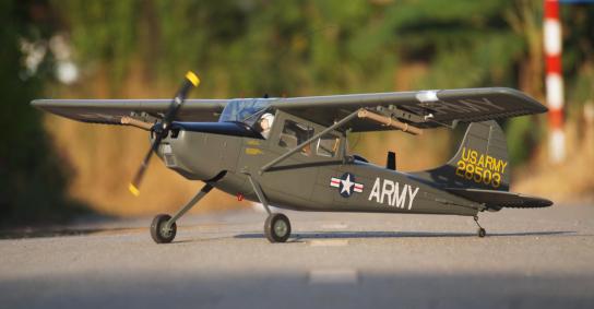 VQ Model - L-19 Bird Dog U.S Army EP/GP 55 Size ARF - Olive image