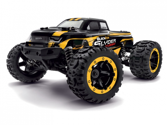 BlackZon - 1/16 Slyder Monster Truck Turbo 4WD Brushless RTR Yellow image