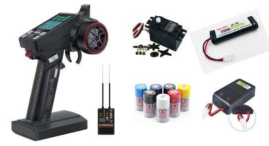  SILVER HotRC Car Kit Combo Package image