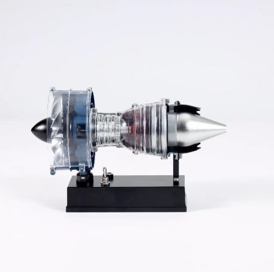 Teching 1/20 Mini Turbofan Engine Scaled Metal Model Kit image