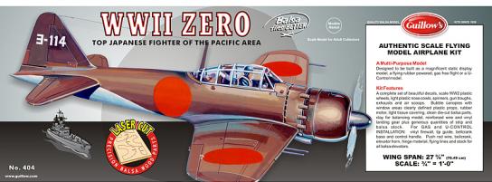 Guillows - Mitsubishi A6M Zero Balsa Kit image