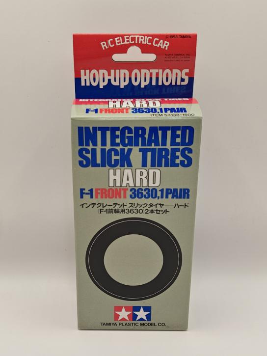 Tamiya - F-1 Front 3630 Integrated Slick Hard Tyres (Pair) image