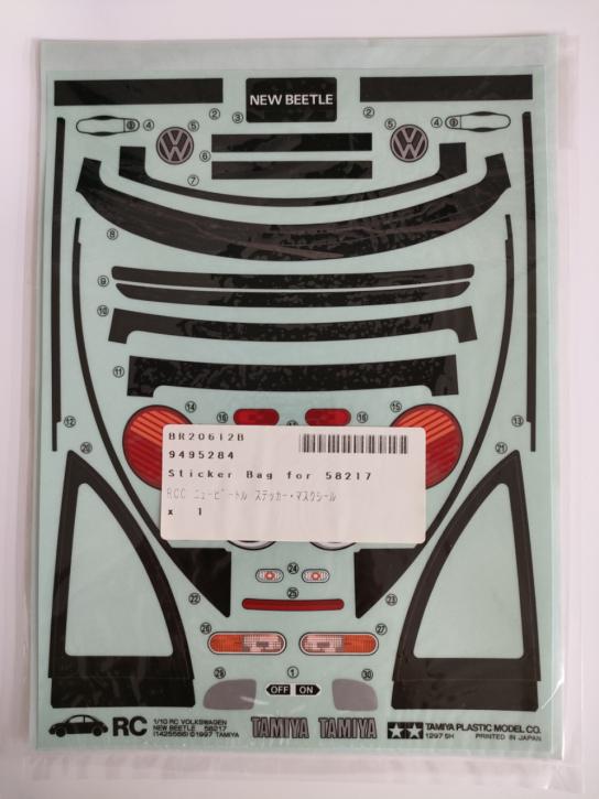 Tamiya - Volkswagen Beetle Sticker Bag (58173) image