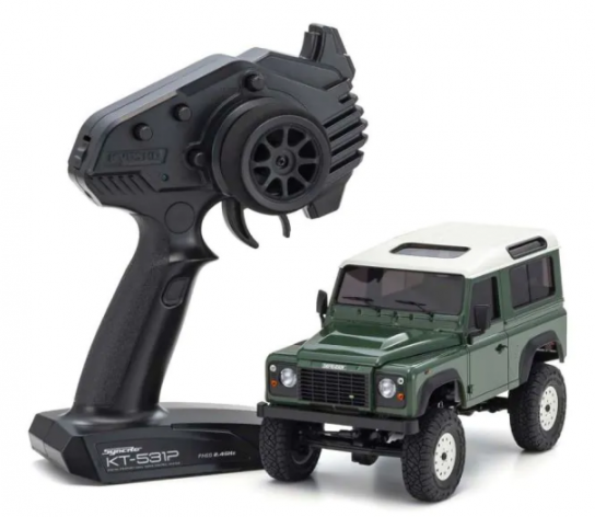 Kyosho - Land Rover Defender MX-01 4WD MINI-Z Readyset Green image