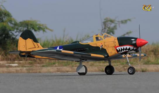 VQ Model - P-39 Air Cobra EP/GP Summer Camo 46 Size ARF image