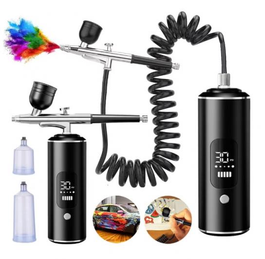 RCNZ - Mini Airbrush Dual Action with USB Compressor 20-30psi image