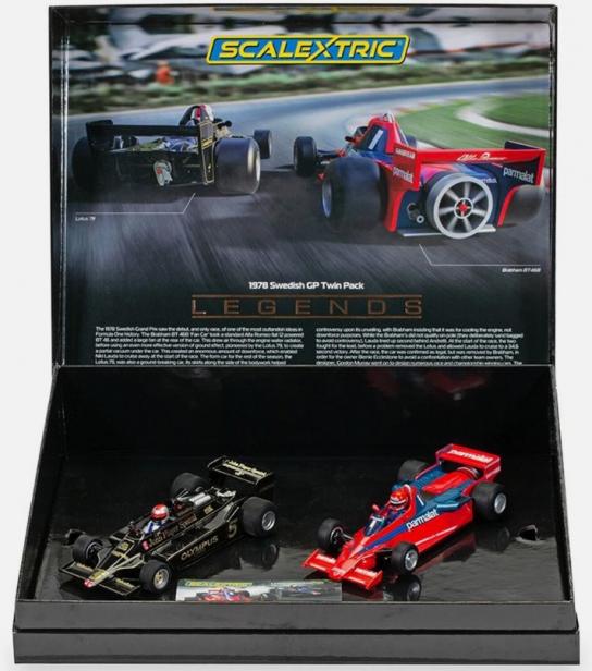 Scalextric - Swedish 1978 Grand Prix Twin Pack Slot Car Set image