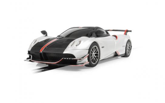 Scalextric - Paganu Huayra BS RS Metallic White Slot Car image