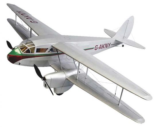 Dumas - De Havilland DH-89 Dragon Rapide 1 Metre Wingspan Kit (R/C Capable) image