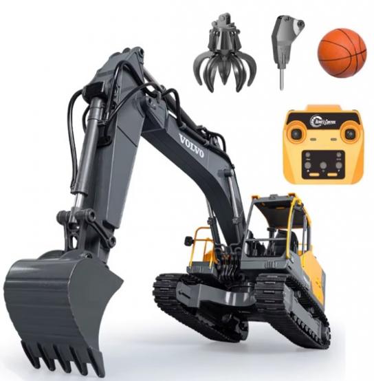 Double E Hobby - 1/16 Volvo EC160E Metal Geared Excavator Complete RTR image