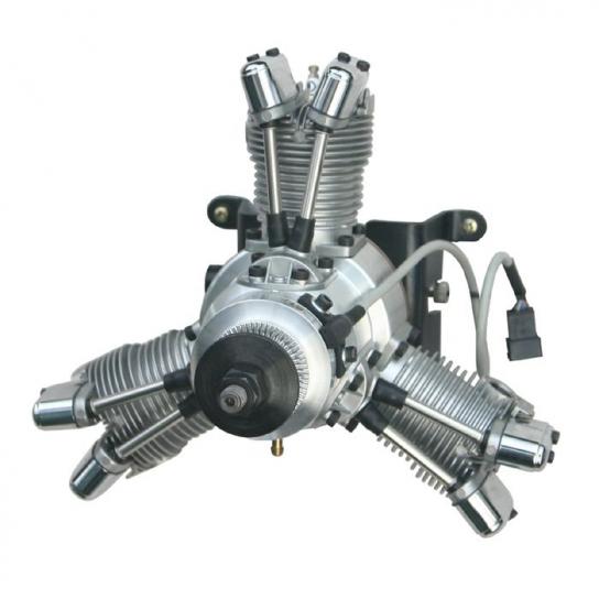 Saito - FG-33 4C 3-Cylinder Gasoline Engine with Electric Ignition image