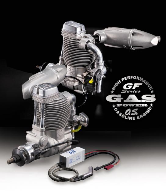 O.S - GF30-II Gasoline Four Stroke Engine with F-6040 Silencer image