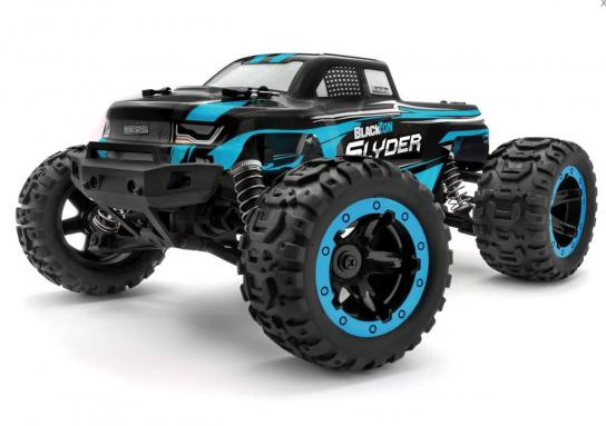 BlackZon - 1/16 Slyder Monster Truck 4WD Blue RTR image