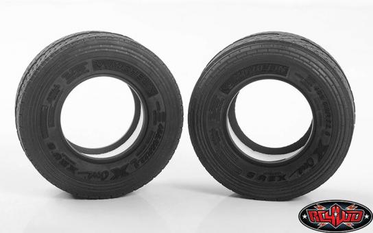 RC4WD - 1/14 Michelin X ONE® XZU® S 1.7" Super Single Semi-Truck Tires - Pair image