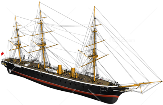 Billing - 1/100 HMS Warrior Boat Kit image