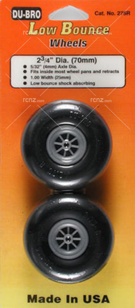 Dubro - 2-3/4 Diamond Smooth Surface Wheels image