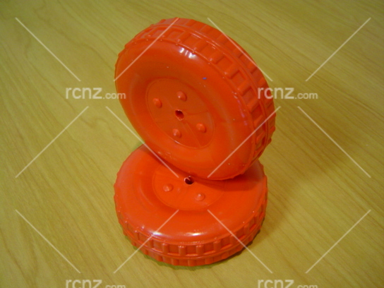 RCNZ - 80mm Plastic Wheel Red Pair image