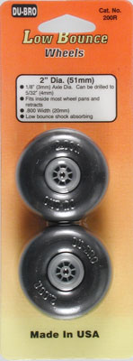 Dubro - 2" Dia/Smooth Surface Wheels image