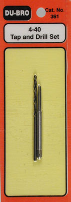 Dubro - 4-40 Tap & Drill Set image