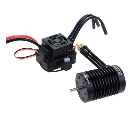 Surpass - F540 Car Brushless Water-Proof Motor 4370Kv & 60A ESC Combo image