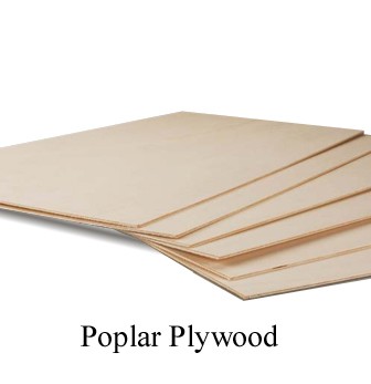 Midwest - Poplar Plywood 1/4" (6mm) 12x6" (1pc) image