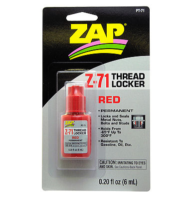 Zap - Z-71 Thread Locker Red (6ml) image