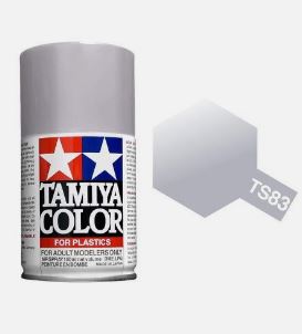 Tamiya - TS-83 Metallic Silver Spray Paint 100ml image